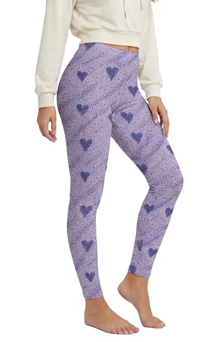 Image of sissycos Women's 80s Leggings Neon Artistic Splash Printed Buttery Soft Stretchy Pants
