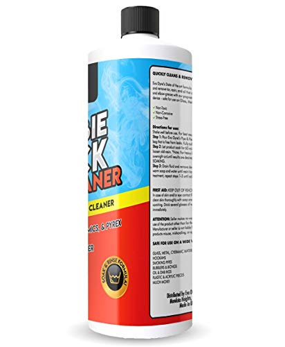 Evo Dyne Pipe Cleaner, Made in the USA | Glass Cleaner Removes Tar & Resin Effectively with Our Soak and Rinse Formula (1-Pack)