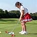 Tontiaty Kids Golf Clubs Set for Ages 3-8, Adjustable, Indoor & Outdoor, Golf Club Plastic, Gift for Boys and Girl