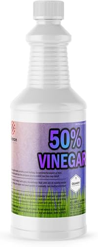 Alliance Chemical 50% vinagre - 1 cuarto de galón - Fuerza industrial para limpieza y más