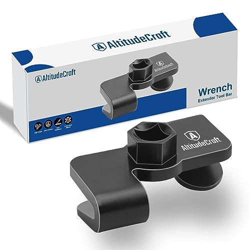 AltitudeCraft Wrench Extender Adaptor, 1/2-Inch Drive or 21mm Hex Drive