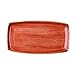 Churchill Stonecast -Oblong Plate Platte- 35x18,5cm, Farbe wählbar (Spiced Orange)
