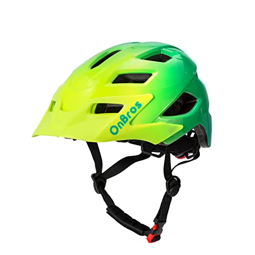 Kids Bike Helmet, OnBros Kid Helmets For Ages 5-8-11-14 Years Boys and Girls, Bicycle Helmets Kids With Visor Adjustable, Bicycle Scooter Skating Cycle Helmet option