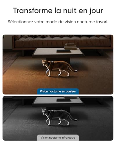 Caméra surveillance 4K eufy E30 rotative 360 pour protection intérieure - 6