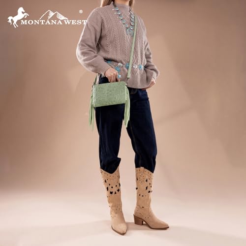 Image of Montana West Western Purse for Women Crossbody Bag Wristlet Clutch Purse