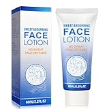 Sweat Absorbing Face Lotion, Anti Schwitzen Creme für Frauen und Männer, Antitranspirant Gel gegen schwitzige Hände, schweiß Füße, Schwitzen im Gesicht, Kontrolle von Schweiß und fettiger Haut