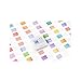AIUIN 45 Piezas Etiqueta Caja de Fecha Autocompletada Pegatina de Sellado DIY Paquete de Regalo