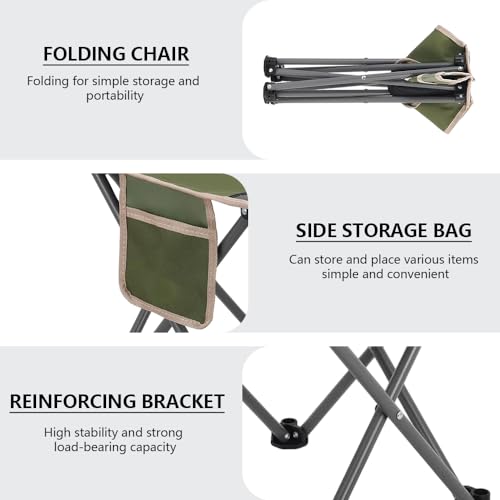 3-Pack-Camping-Stool-133-Inch-Portable-Folding-Stools-with-Carry-Bag-for-Adults-Mini-Chair-Outdoor-Portable-Seat-for-Hunting-Fishing-Hiking-Army-Green