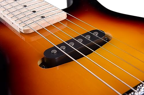 Guitare électrique mini 76 cm Winzz avec ampli pour débutant