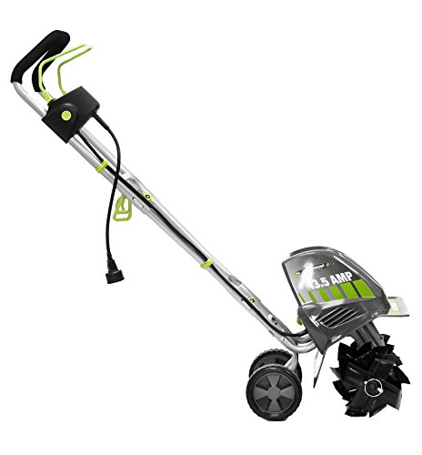 Earthwise TC70016 16-Inch 13.5-Amp Corded Electric Tiller/Cultivator, Grey