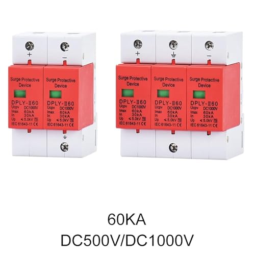 Parasurtenseur PV SPD 2 pôles 800V pour stopper les courts-circuits DC