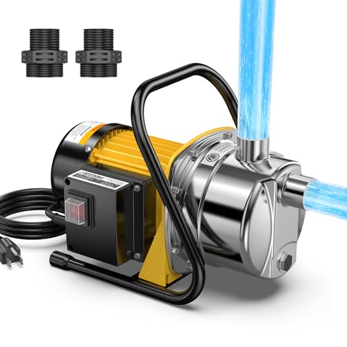 CrestWave Water Transfer Pump 1.6HP 1800GPH 110V...