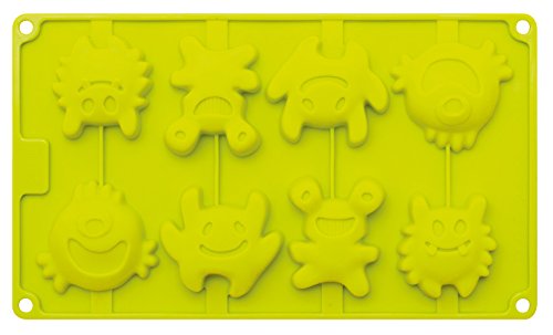 Birkmann Rbv M127857 - Molde Silicona Cake Pops Monster 8 Unidades