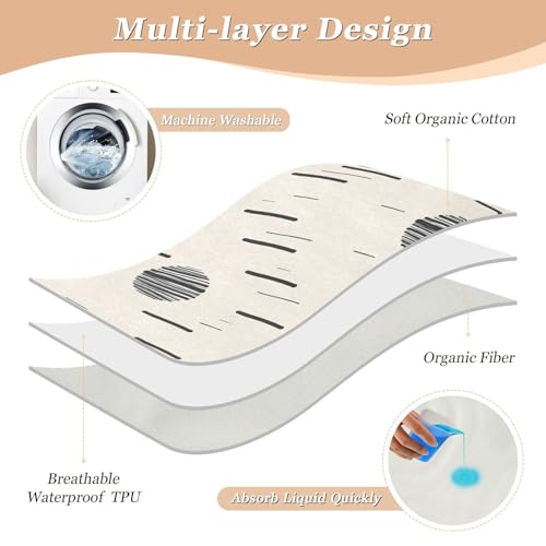 Alèse imperméable lavable réutilisable contre l'incontinence