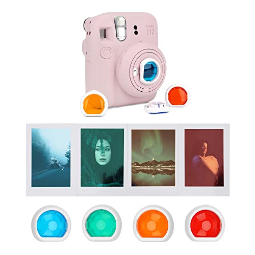 ZUIKAKU15 in 1 Mini 12 Accessories Compatible with Fujifilm Instax Mini 12 Instant Film Camera (Pink) - Image 3