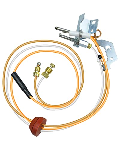 AUGREX 9003542 Pilot Assembly Replacement Fit for Natural Gas Water Heater, Compatible with Reliance, A.O.Smith, Kenmore, State GS and GSX, Replace 100109295 18324-190 9003542
