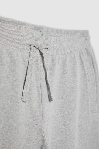 Short garçons DeFacto B7783A8 en coton mélangé gris - 5