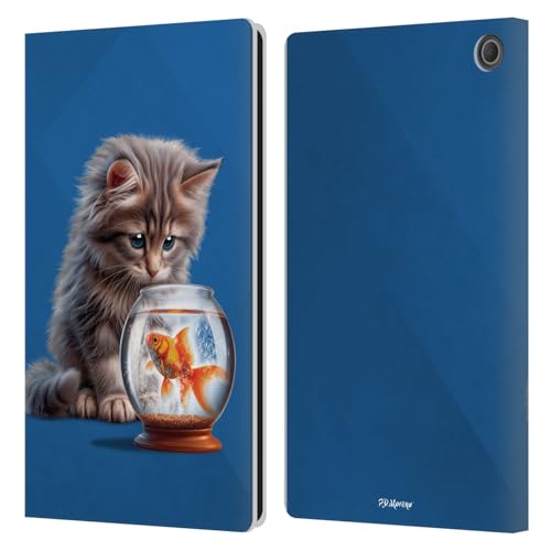 Étui Fire Max 11 Amazon pochette protection tablette cuir motif chat