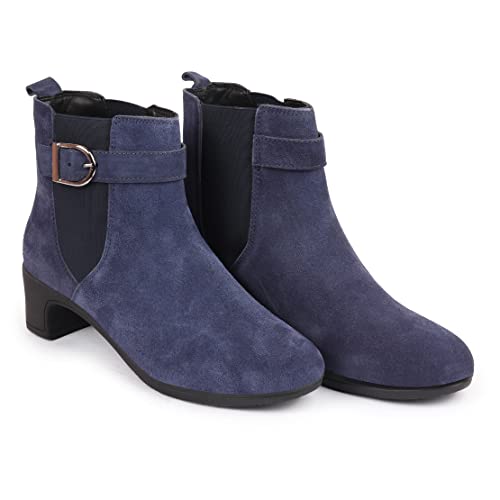 Image of FAUSTO Women Flared Heel Boots