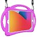 Produktbild TopEsct iPad 7th Hülle Kinder Anti-Shock Stoßfest Griff Ständer Schutzhülle for iPad 7th Gen 10.2 (2019) / iPad Air 3rd Gen (iPad 7th,10.2&10.5, Lila)