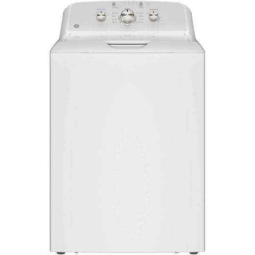 GE GTW385ASWWS 4.3 cu. ft. Top Load Washer in White with Dual Action Agitator