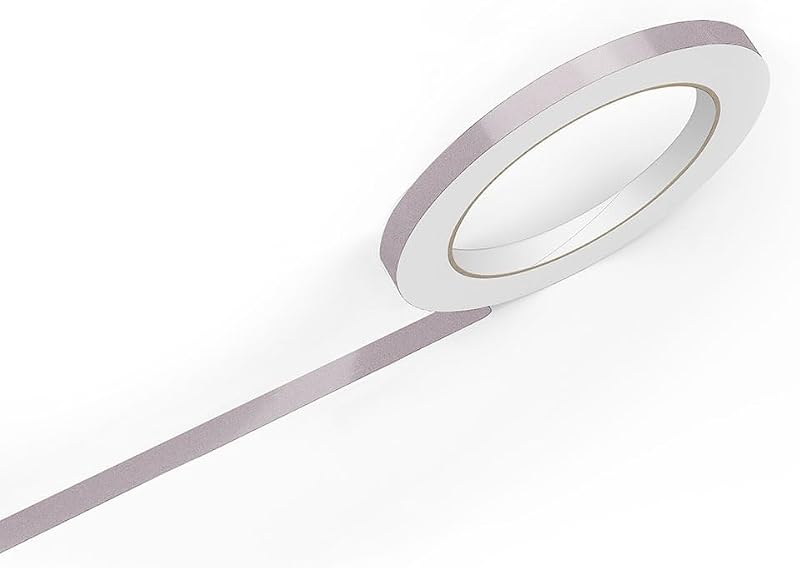 Fita de pinstriping automotivo 3M 50 em vinil prata Rvinyl 1,27 cm x 45,72 m – 1 rolo