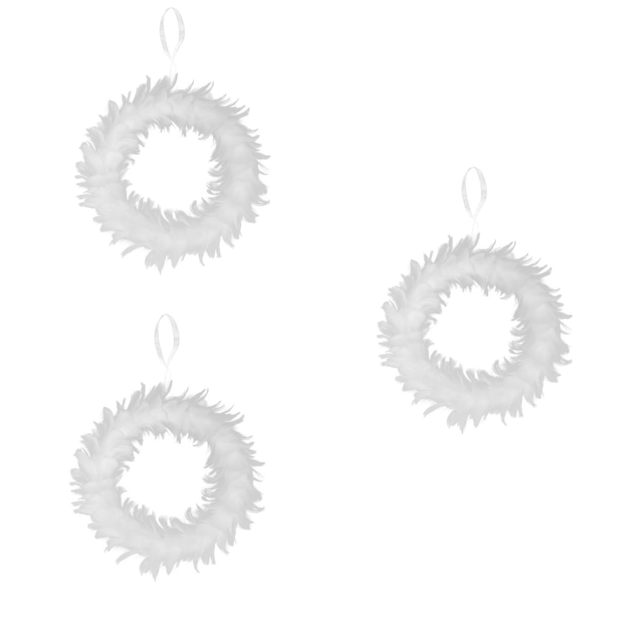 Couronnes de Noël d'intérieur Ciieeo : lot de 3 décorations lavables pour porte d'entrée
