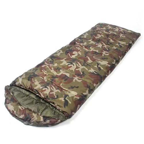 BURLOE Sleeping Bag Winter for Camping, Camouflage Ceiling Style Ceiling Sleeping Bag Outdoor Waterproof Warm Emergency for Adult Backpack Travel Hiking Travel,4,1.3KG