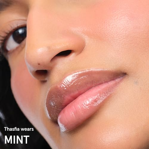 Image of Glossier Balm Dotcom Hydrating Lip Balm - Universal Salve, Up to 12Hr Moisture - Lanolin, Beeswax & Castor Oil for Dry Lips, Cuticles & Skin - Mint, Clear Untinted, 15ml