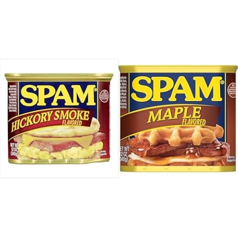 SPAM Hickory Smoke and SPAM Maple, 12 Ounce Can Cover