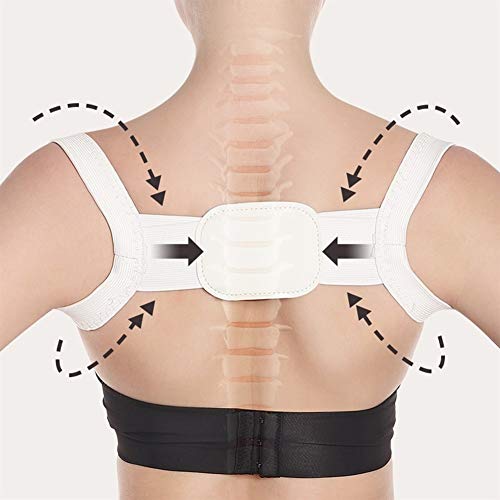 Correcteur de soutien le dos blanc XL pour redresser la posture des adultes et enfants