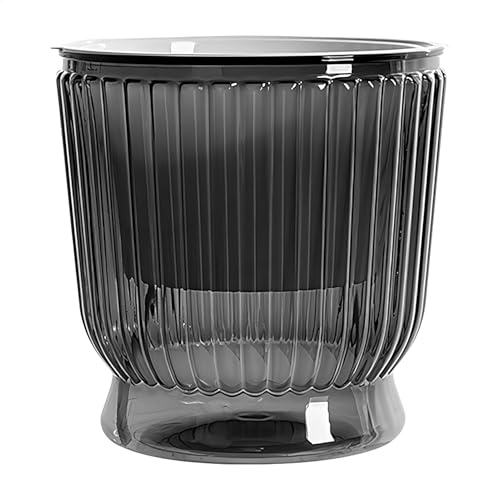 Maceta de riego con tanque de agua, soporte para plantas con agujeros de drenaje, soporte para plantas de interior para orquídeas, hogar, balcón, sala de estar y dormitorio, mediano de 5.7 x 4.72