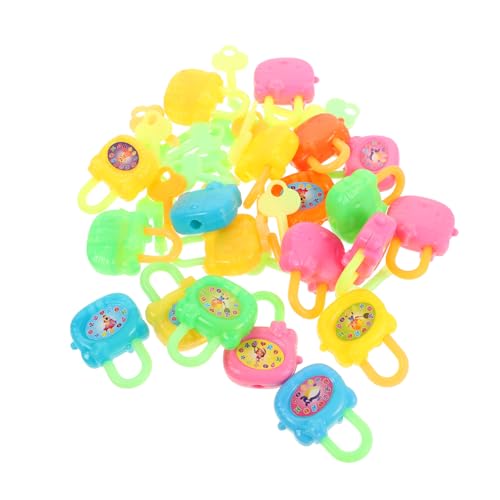 SHINEOFI 20 Piezas Pequeños Candados con Llaves para Juguetes Educativos para Jardín Infantil Colores Surtidos para Diversión y Aprendizaje