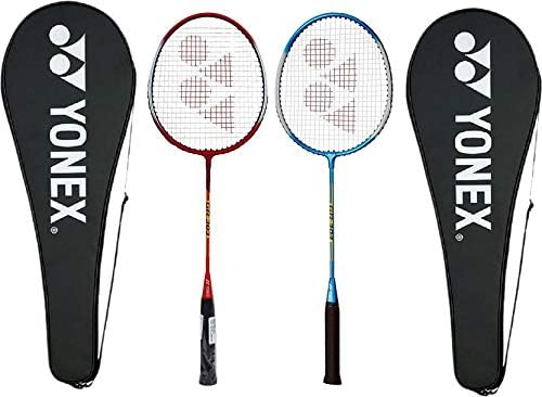 YONEX GR 303 Aluminum Blend Badminton Racquet with Full Cover, Set of 2