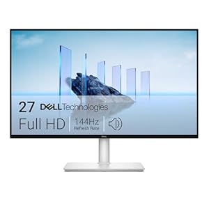 Dell 27 Plus Écran PC - S2725HSM, Full HD (1920x1080), 144Hz, IPS, 1ms MPRT, AMD FreeSync, 99% sRGB, Réglage en Hauteur, Haut-parleurs intégrés, 2 HDMI, Garantie 3 Ans, Blanc