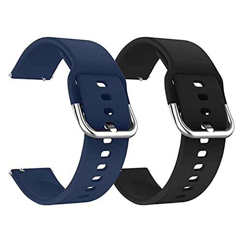 Stan Lee 20mm Watch Bands Compatible with Samsung Galaxy Watch Active 2 Bands 40mm 44mm, Galaxy Watch Active/Galaxy Watch 3 41mm/Galaxy Watch 42mm, Silicone Replacement Bands for Women Men