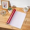 AMAZINGHOME Deep Red Permanent Vinyl Roll with PET Backing - 30.5 x 170 cm Self Adhesive Vinyl for Silhouette Easy Weed & Bubble Free #1