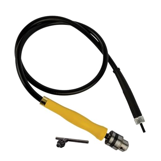 King Arthur’s Tools - Patented Guinevere Flexible Drill Shaft with 0-3/8" Chuck - Rotary Tool Extension - Works with Guinevere Inflatable Sanders - # 11310