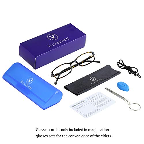 Image of VisionGlobal Blue Light Blocking Glasses for Kids, Anti Eyestrain and Blurry, Computer Reading Glasses, Anti Glare