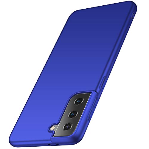 Kqimi Case for Samsung Galaxy S21 Plus, Slim Matte Premium Material Full Protection Cover for Samsung Galaxy S21 Plus 2021 (6.7") (Blue)