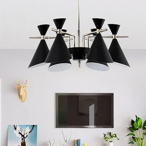 Liudefa 6-Lights Modern Ceiling Pendant Light 32 inch Recessed Ceiling