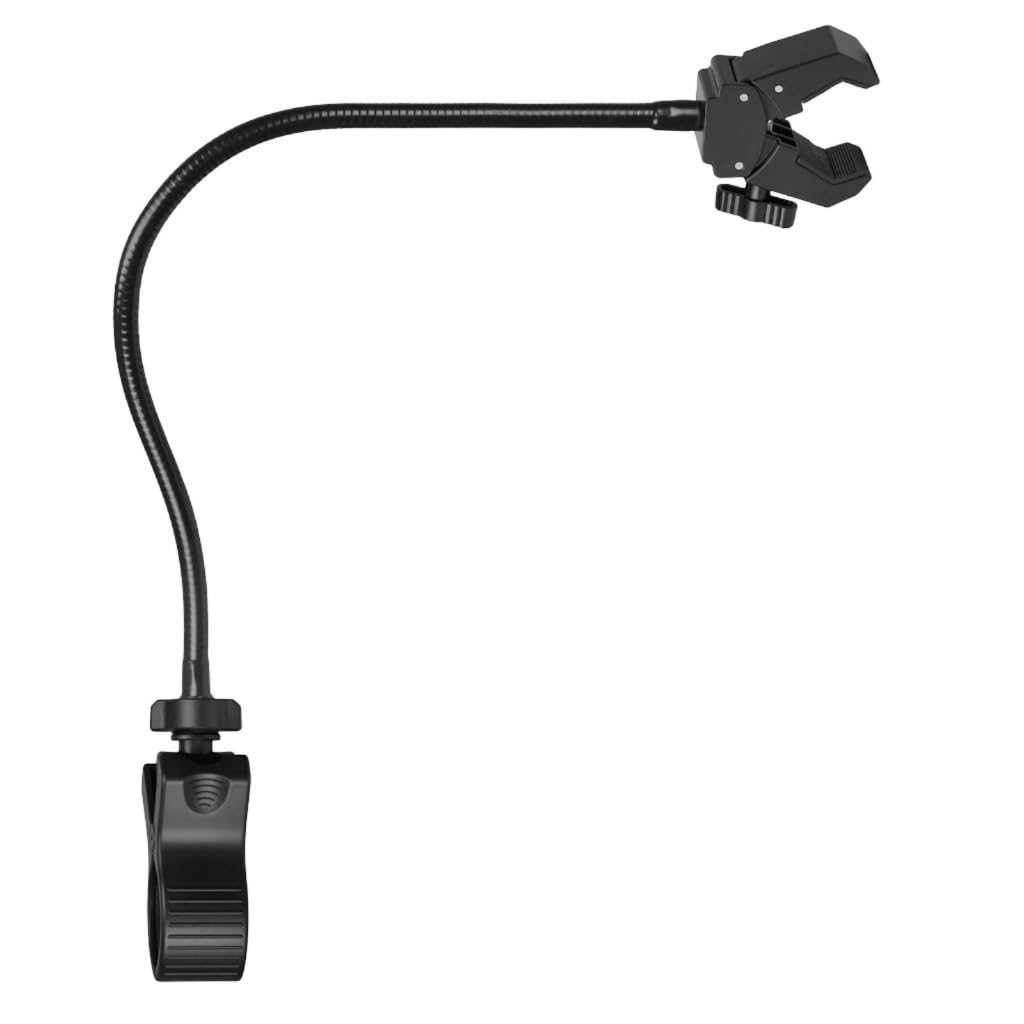 Tsophreniq Flexible Gooseneck Microphone Stand Adjustable Clamp for Hair Dryer Flashlight and Fan Length 20cm 30cm 40cm