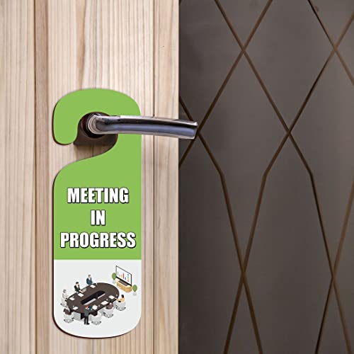 Image of CVANU Meeting in Progress Wooden Door Sign Hanger Size(24cm x 8.5cm) cv77