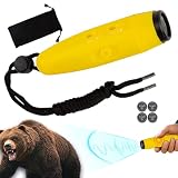 per da escursionismo - Portatile 4 livelli di volume 3 toni 125 dB,per da autodifesa | Per Escursionismo Arrampicata Sport Esplorazione All'Aperto Controllo Folla Sicurezza