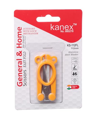 مقص معدن هندي بلون مسطردة من كانكس، KS-112FL