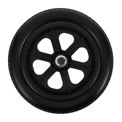 CTIRCHIU 車椅子後輪ソリッドヤ交換用ホイール 耐パンク設計 衝撃吸収機能付き 手動車椅子 対応交換パーツ