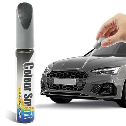 LQIOACU Removedor de arañazos para coches,Bolígrafo de retoque corporal,Retoque de pintura para coche,Removedor de arañazos para coches,Marcador de cubierta para arañazos de coche, gris, 1 pieza
