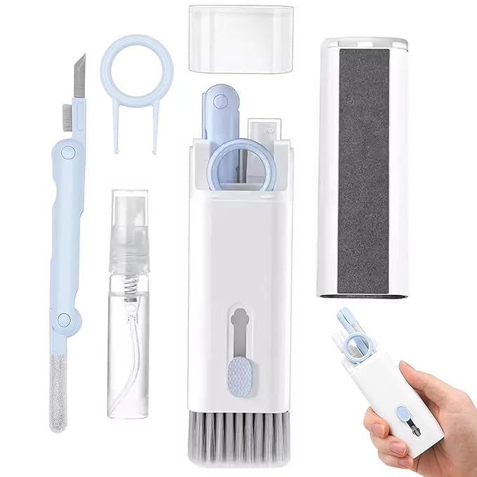 Tech Fuel 7-in-1 Electronic Cleaning Kit – Professional Screen & Keyboard Cleaner | Safe for MacBook, Laptop, AirPods, Earbuds, iPhone & iPad | Microfiber Cloth + Cleaning Pen | Streak-Free-picture-20