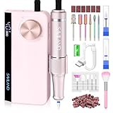 SAVILAND Professional Nail Drill: Electric 40000 RPM PRO Nail Drill Machine Nail File With Colorful Nail Drill Bits for Manicure Pedicure Acrylic Removal Polishing Tools Kit for Salon Home Use