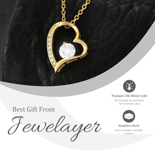 To-My-Wife-Jewelry-Gift-Best-Wife-Ever-Gifts-From-Husband-Birthday-Gift-Ideas-for-Women-Beautiful-Christmas-Necklace-for-Wife-Gifts-for-Wife-Forever-Love-Necklace-for-Wife-With-Loving-Message-Card-and